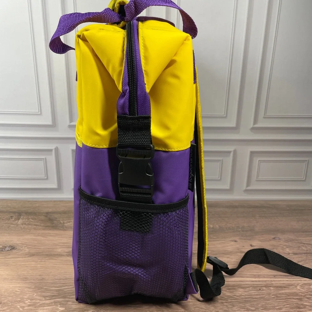 Minnesota Vikings Yellow Purple Insulated Lunch Backpack Bag Cooler NFL Football